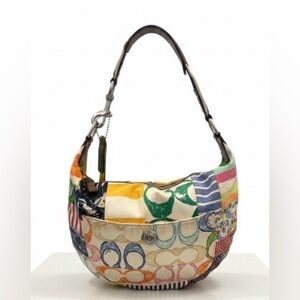 Coach Vintage Y2K Patchwork Hobo Shoulder Bag Style M0673-10441